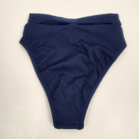 L*Space Frenchi Bikini Bottom Bitsy Cut in Dark Blue Size XS NWT - Picture 3 of 5